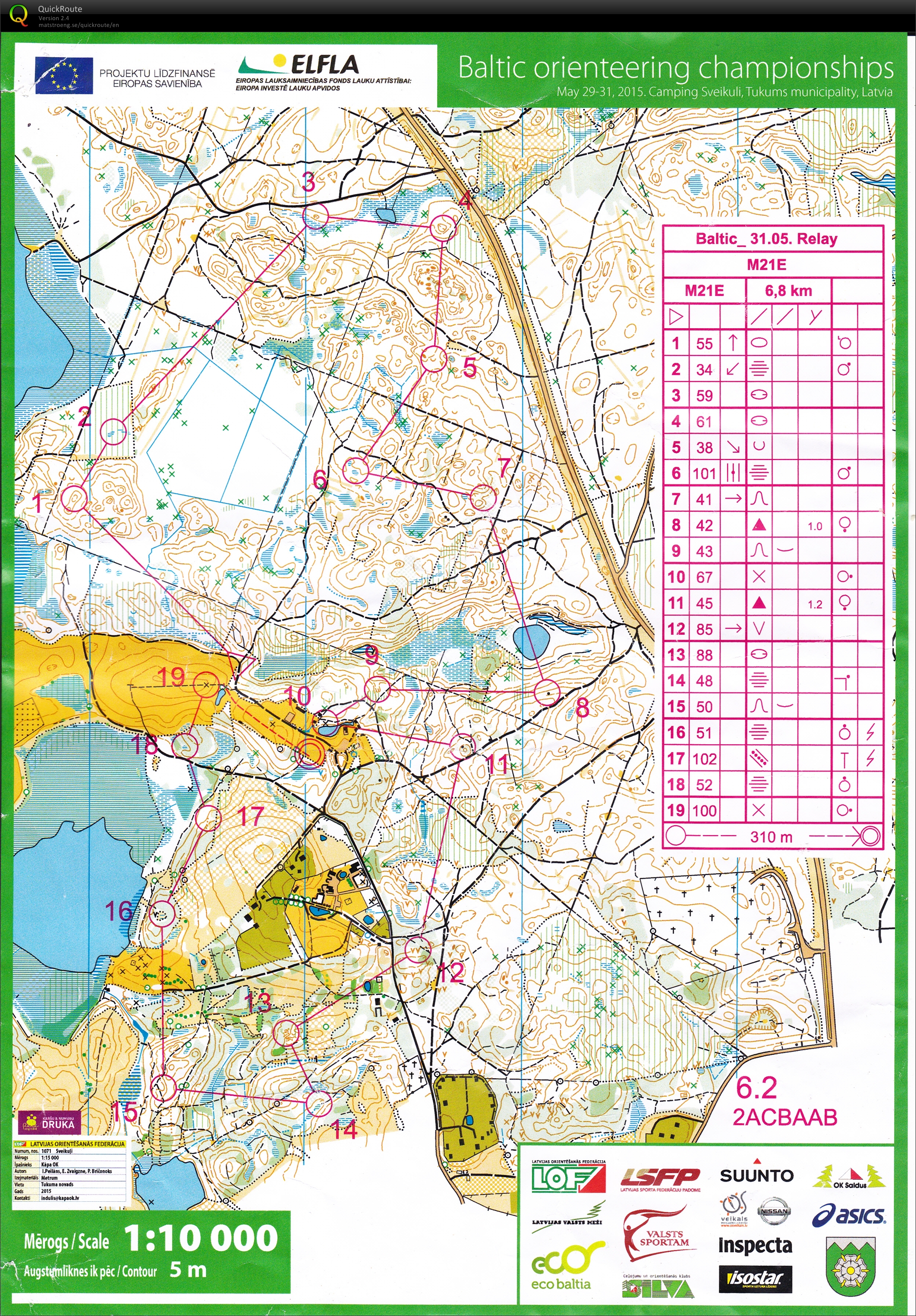 Baltic championship Relay (31/05/2015)