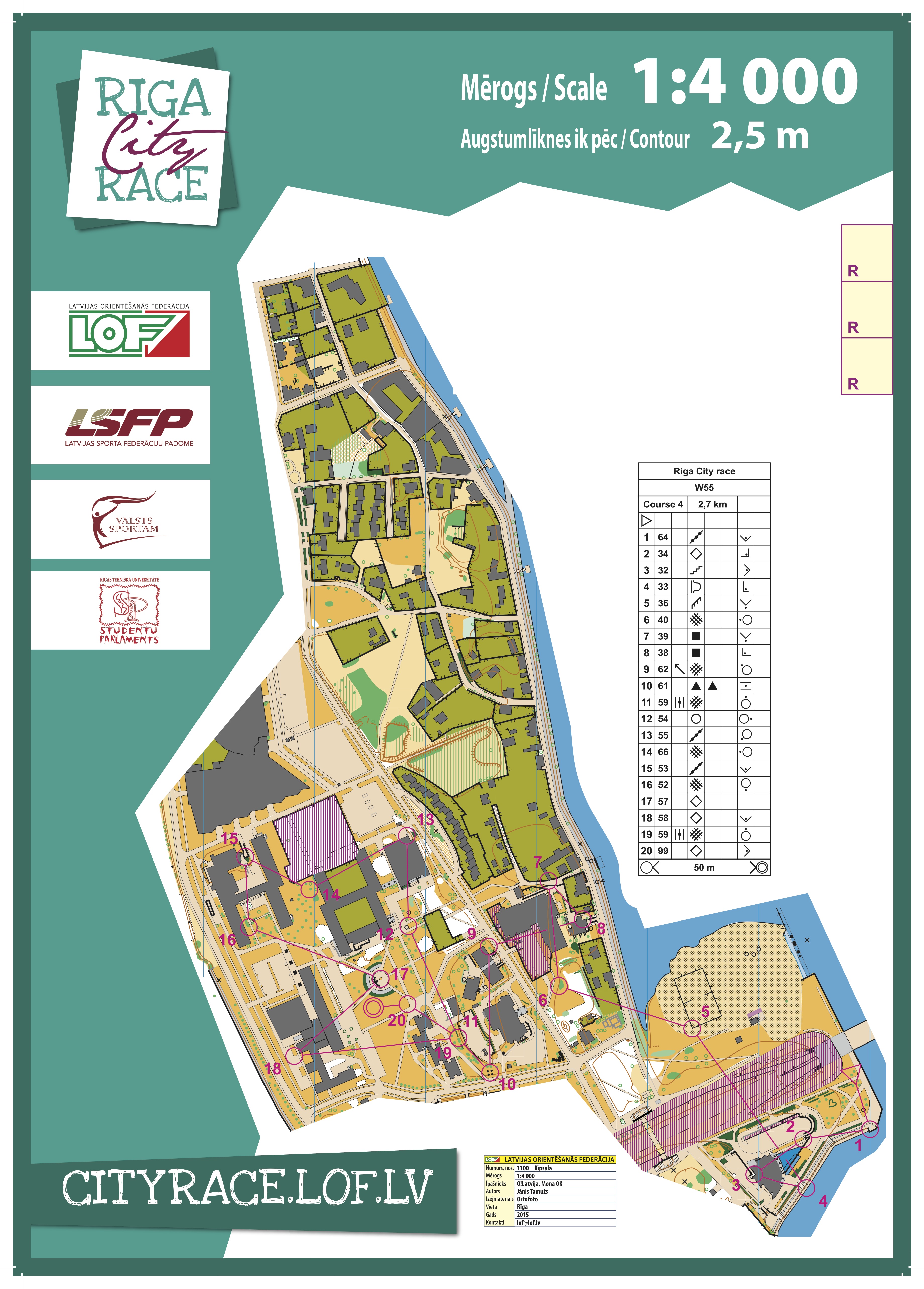 Riga City Race W55 (29/08/2015)