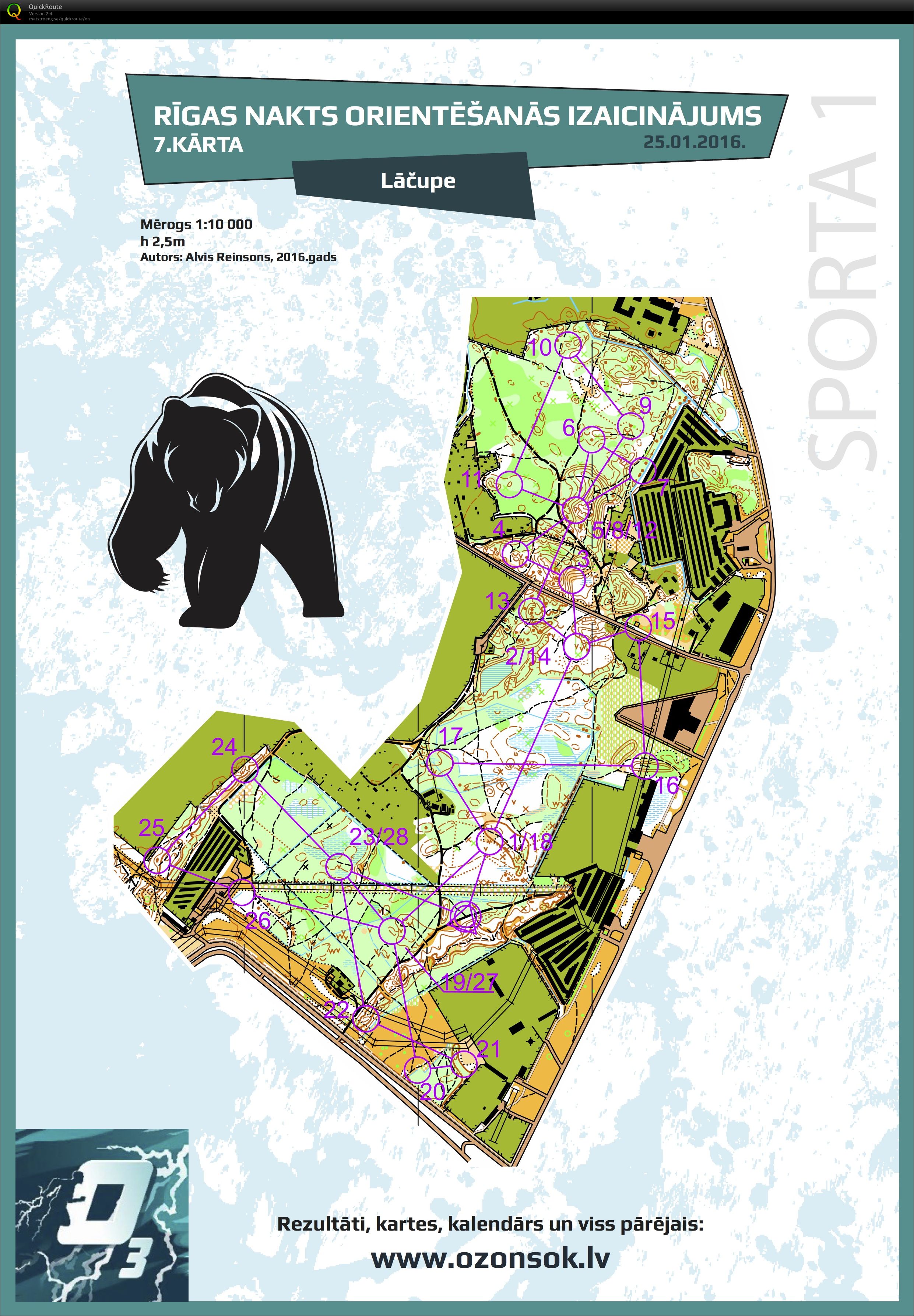 Riga Night Challenge 7 (26/01/2016)