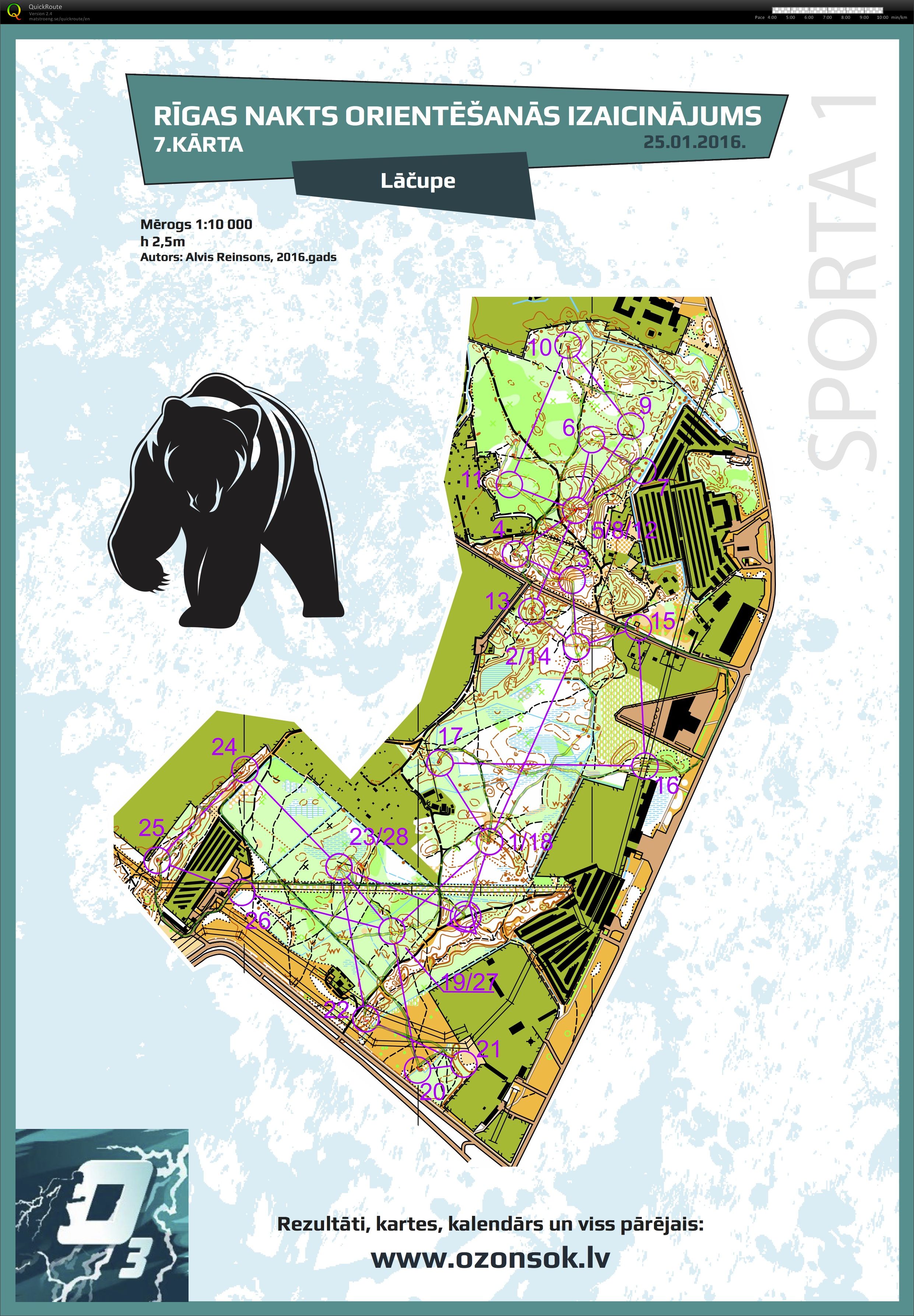 Riga Night Challenge 7 (26/01/2016)