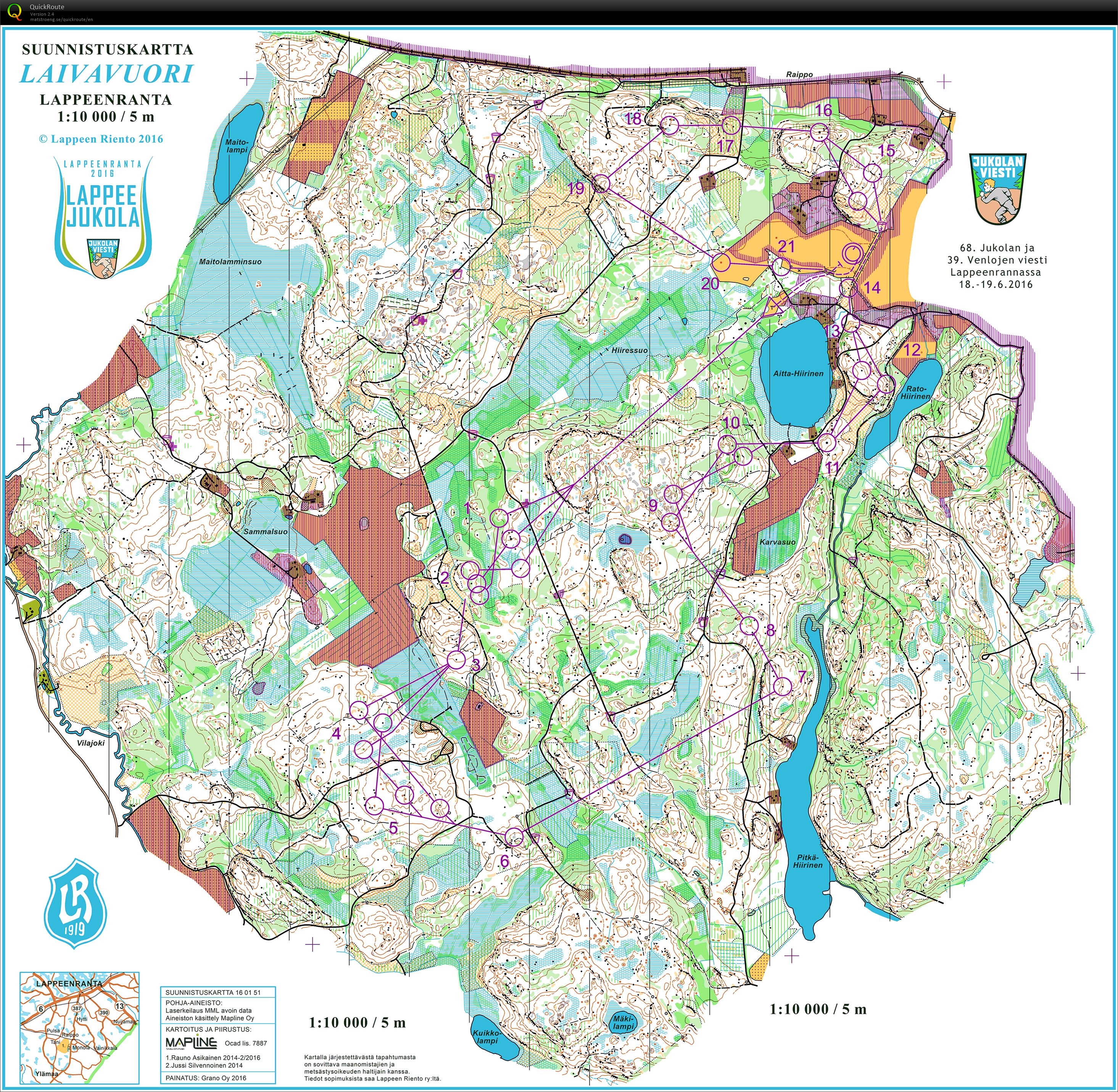 Jukola 1 (18/06/2016)