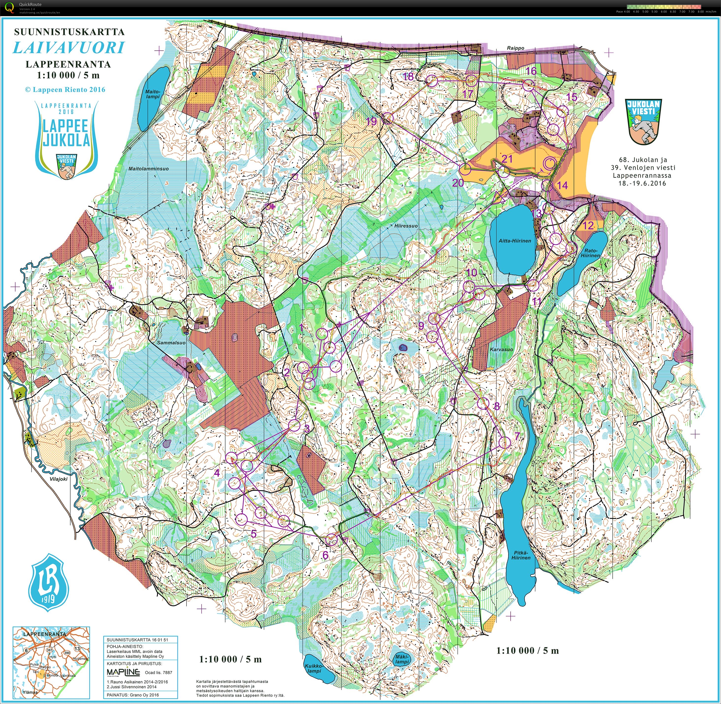 Jukola 1 (18/06/2016)