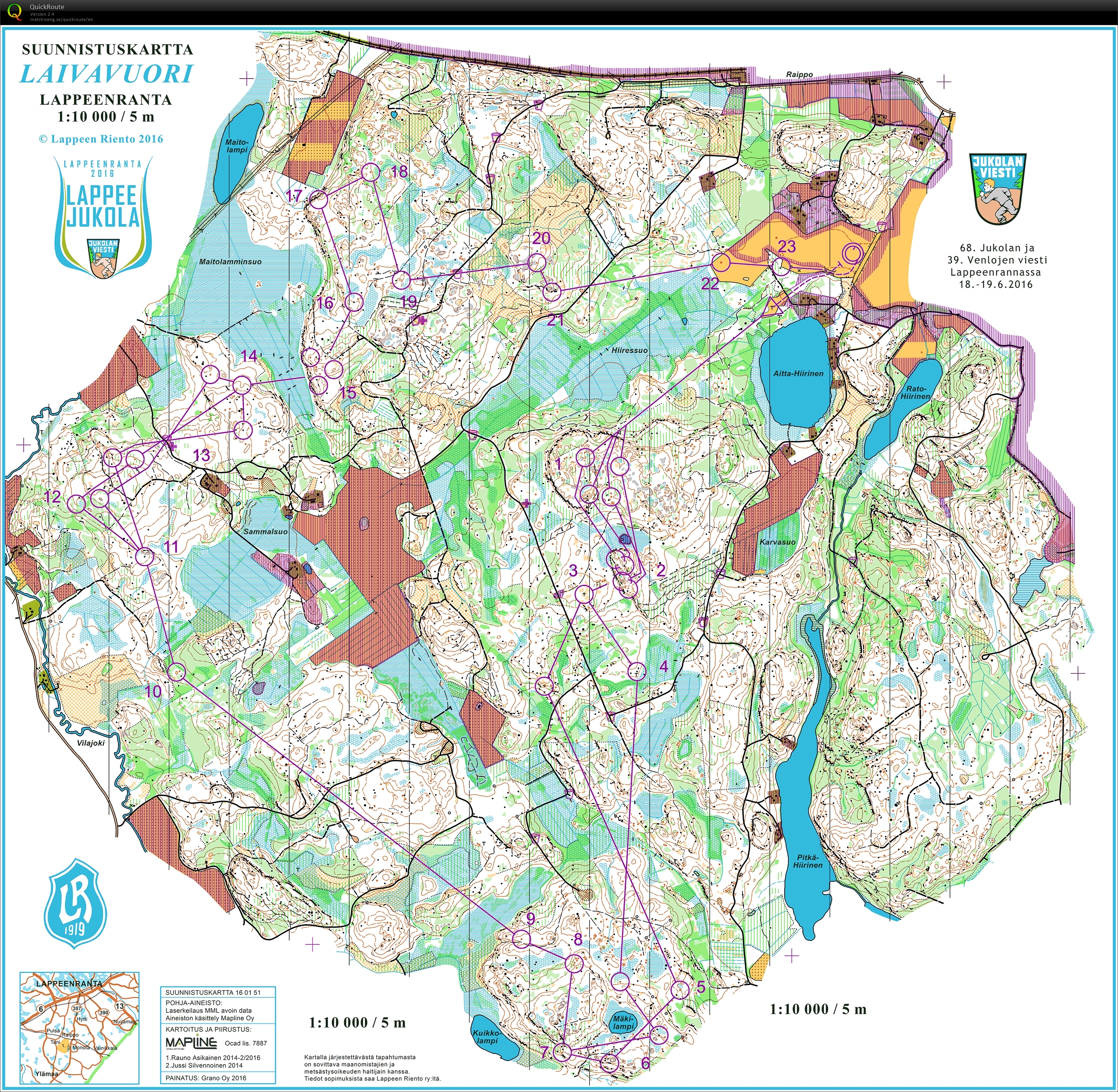 Jukola 6 (19/06/2016)