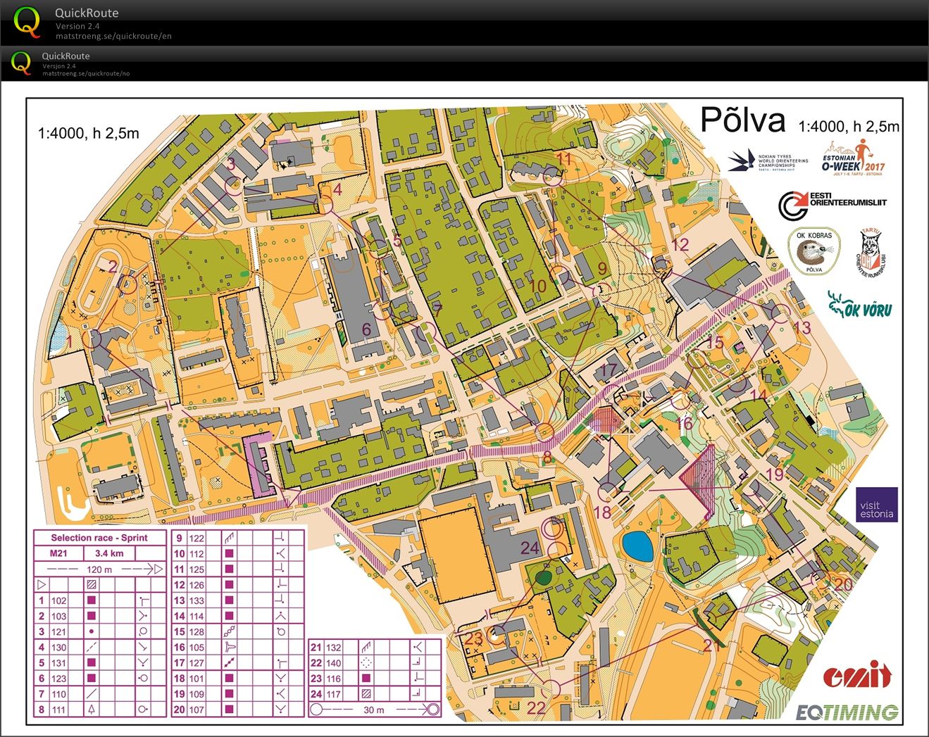 WOC Sprint test (12/05/2017)