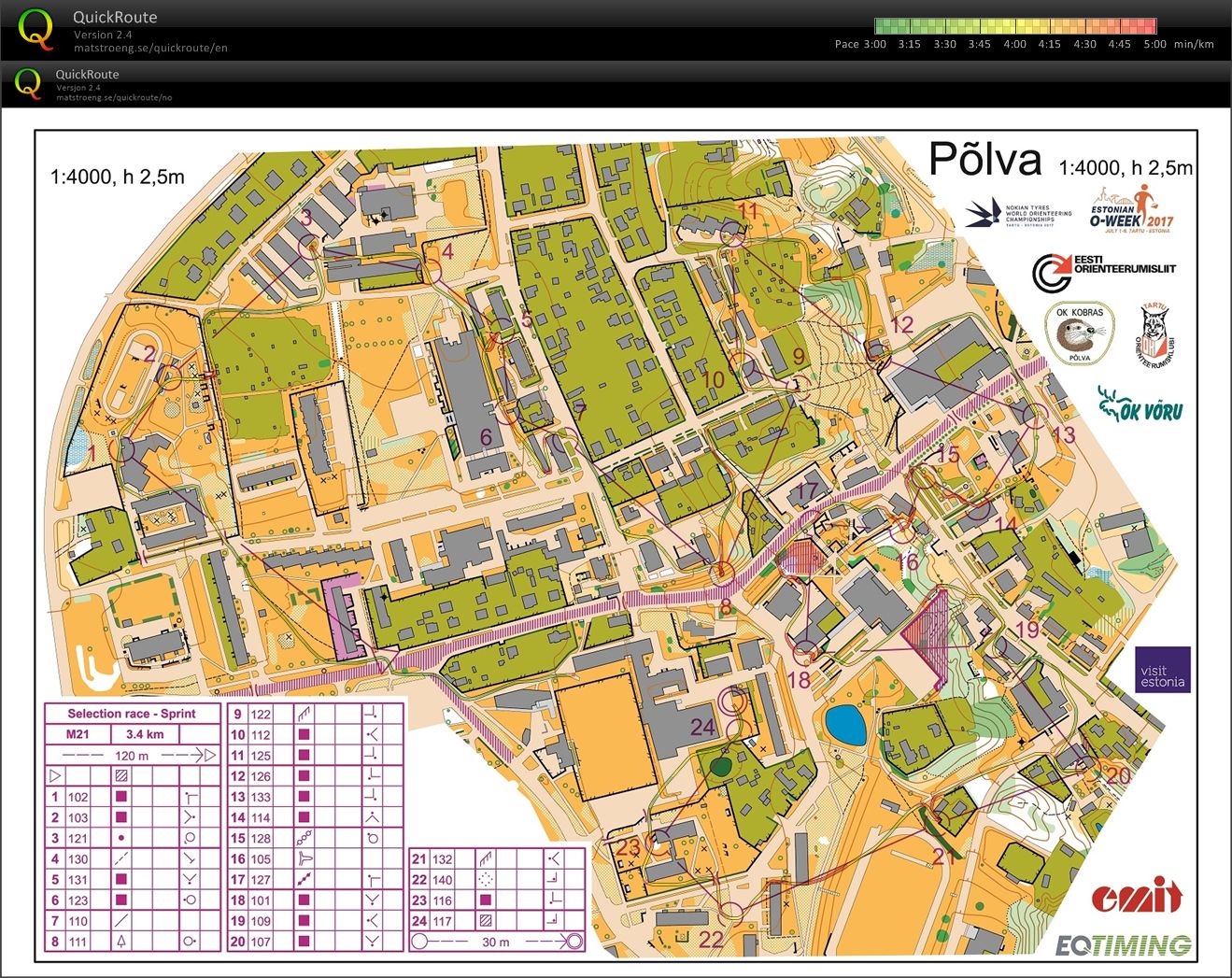 WOC Sprint test (12/05/2017)