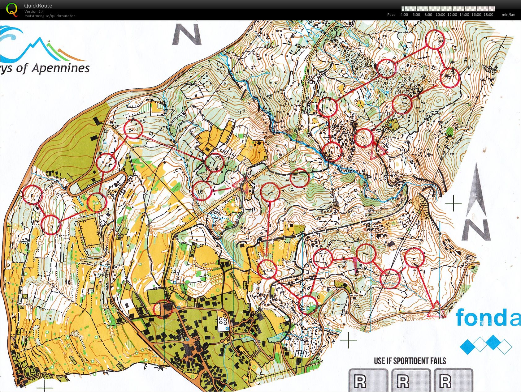 Downhill orienteering (31/03/2018)