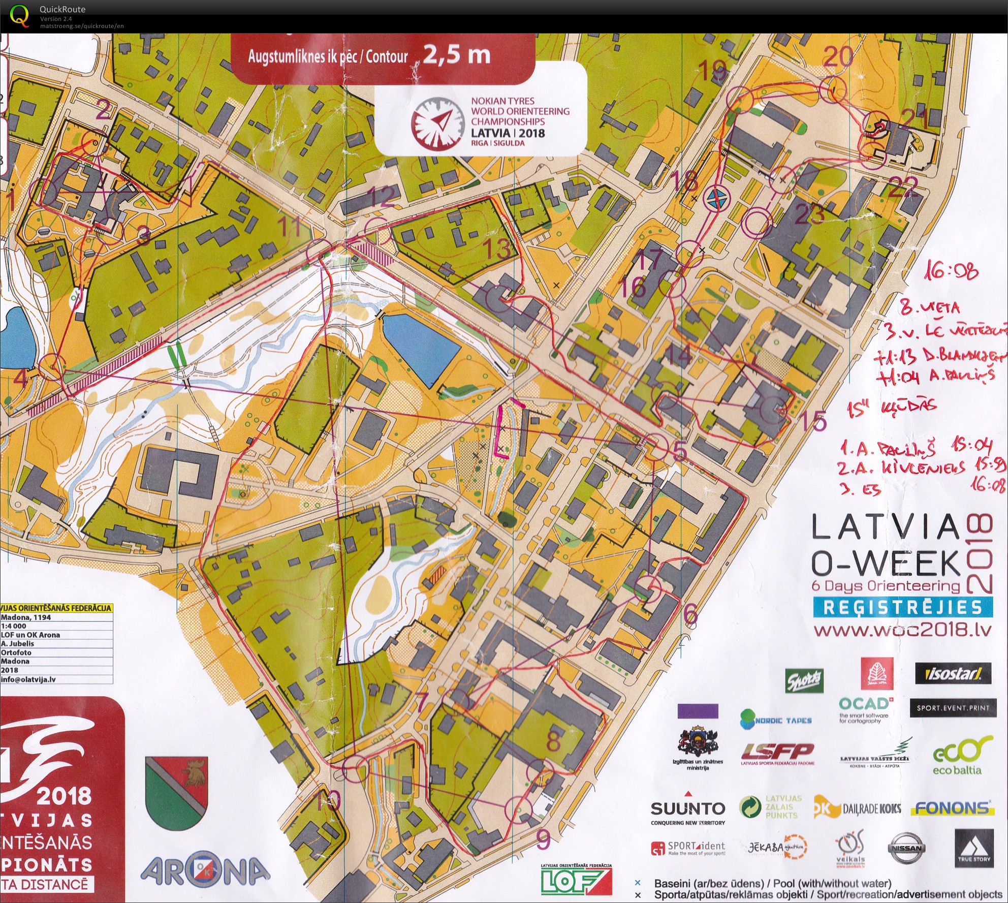Latvian Championships Sprint (02/06/2018)