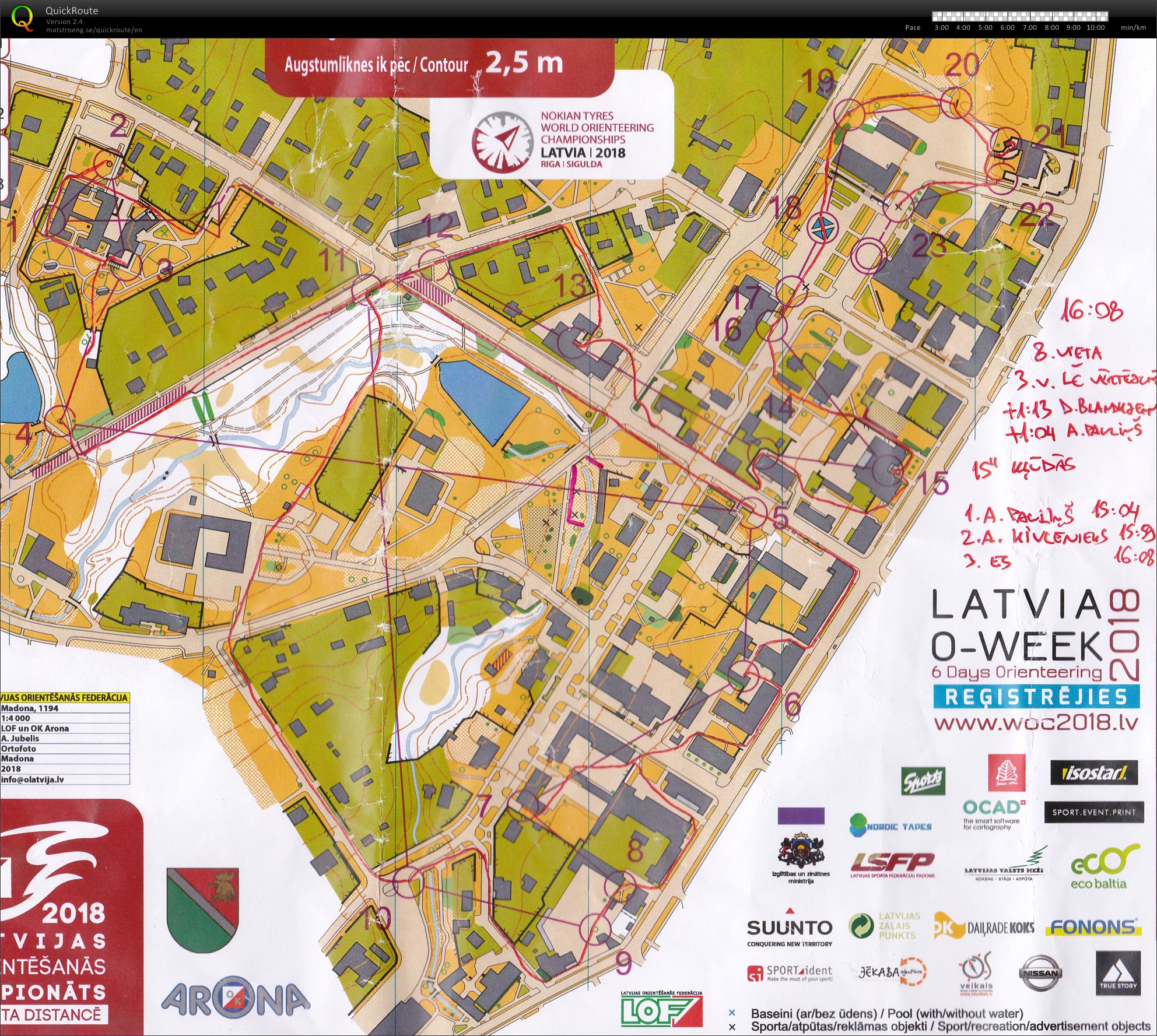 Latvian Championships Sprint (02/06/2018)