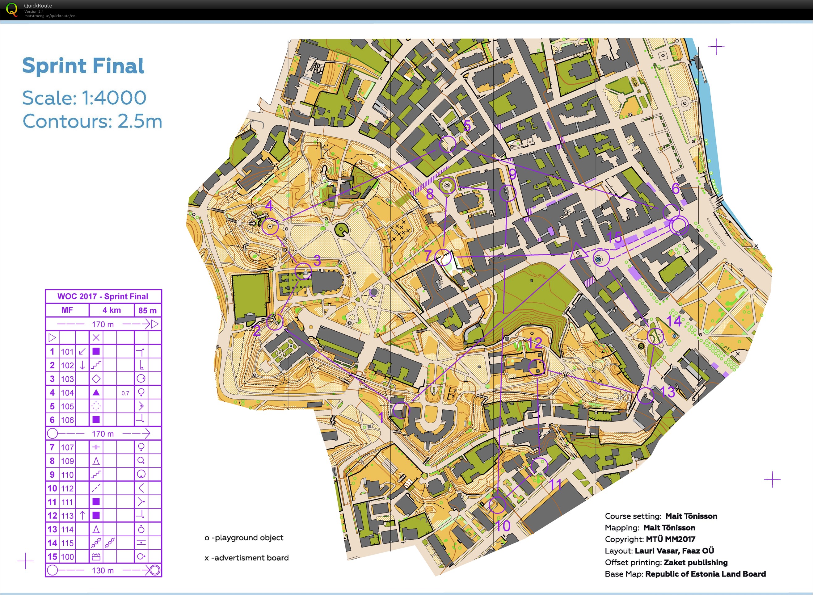 WOC 2017 Sprint Rerun (29/12/2019)