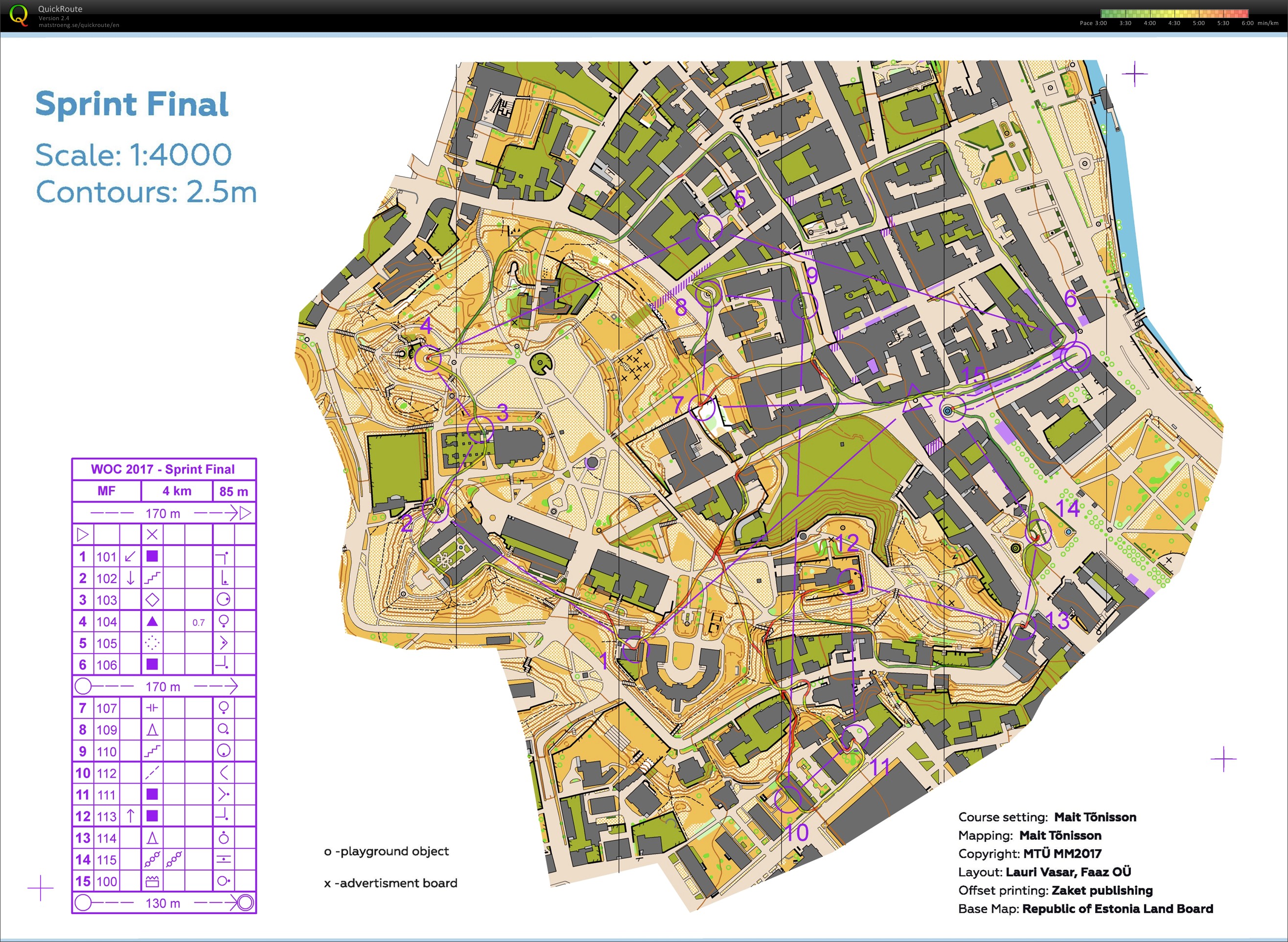 WOC 2017 Sprint Rerun (29/12/2019)