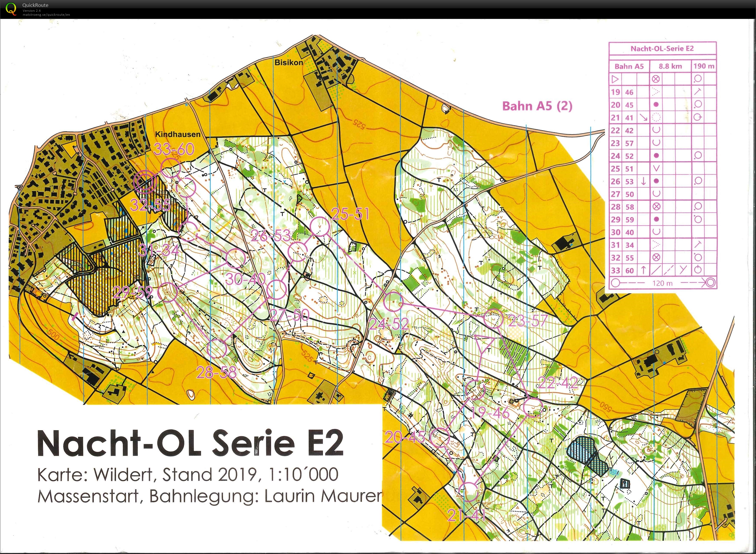 Zürcher nacht ol e2 - Lap 2 (07/02/2020)