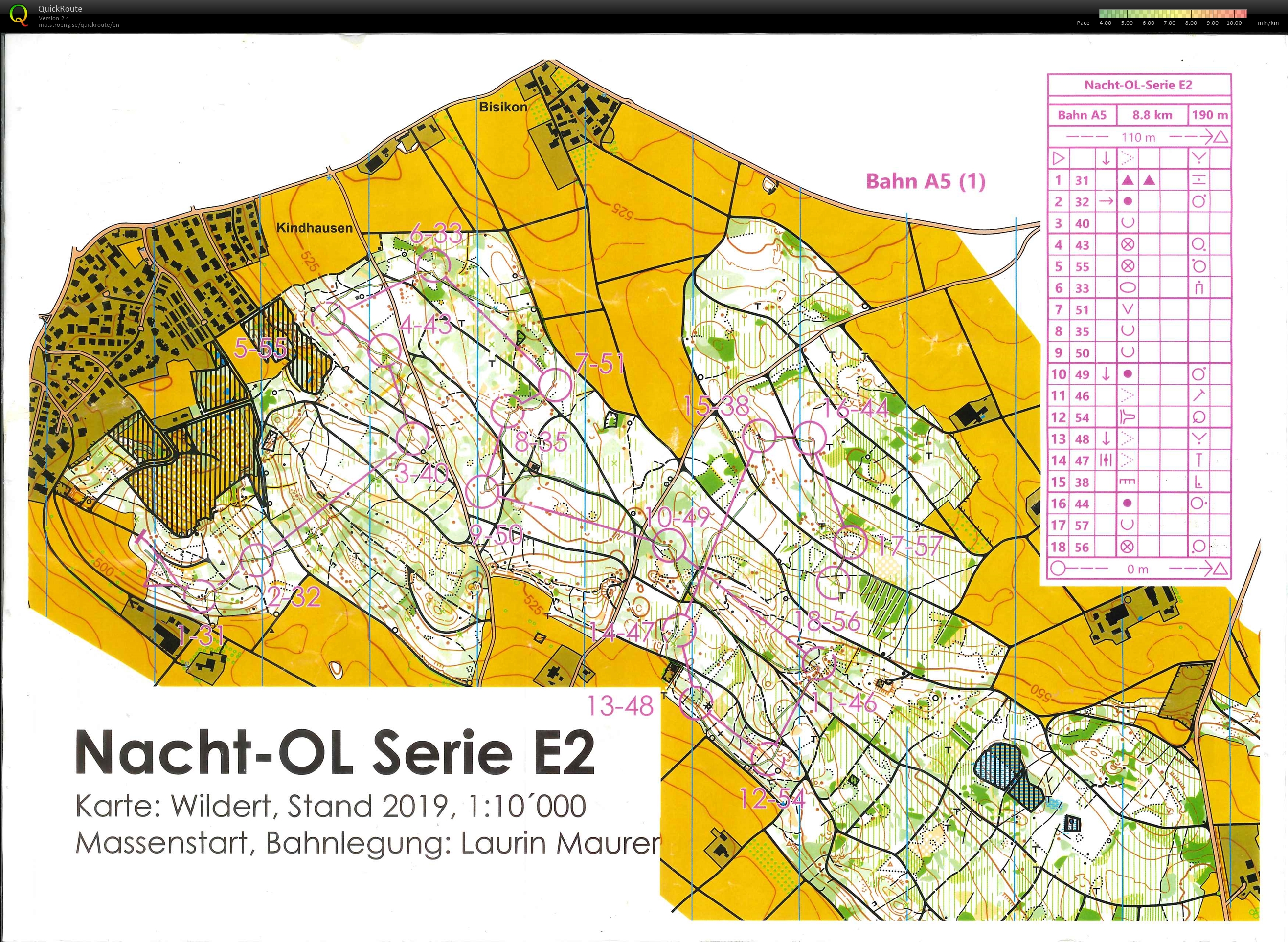 Zürcher nacht-ol e2 - Lap 1 (07/02/2020)