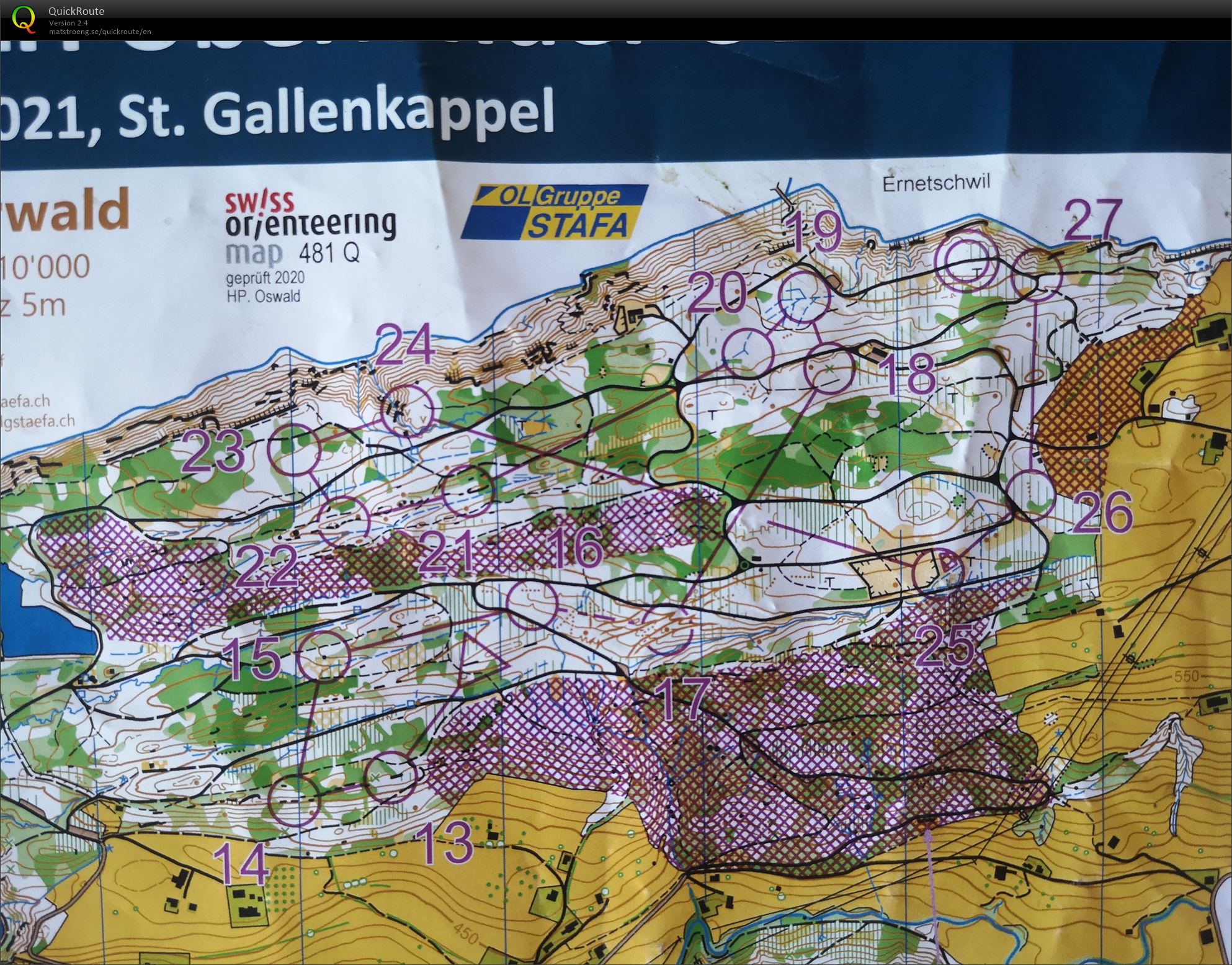 ZüriOberländer OL lap 2 (18/09/2021)