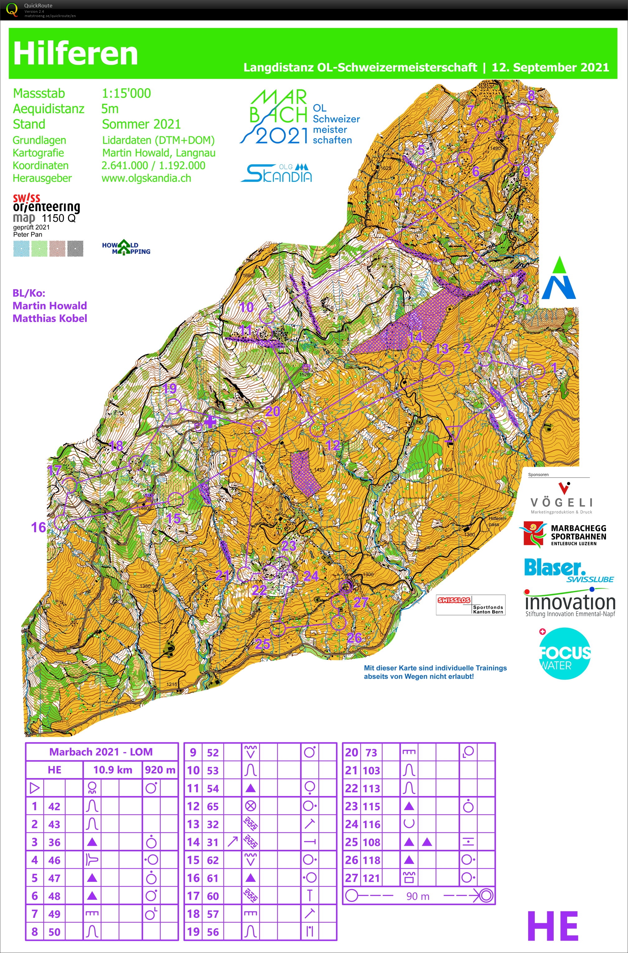 Swiss championships Long (12/09/2021)