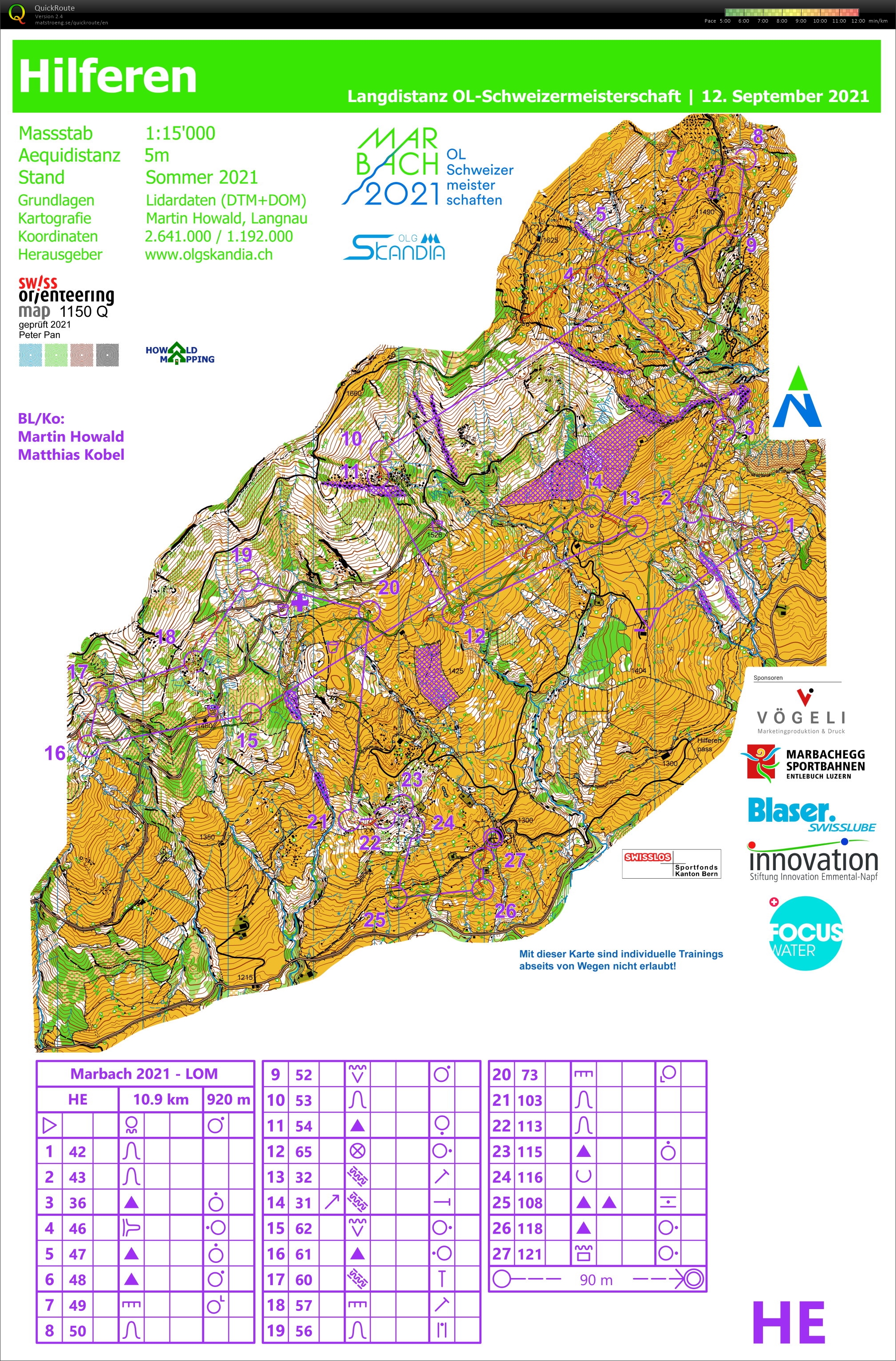 Swiss championships Long (12/09/2021)