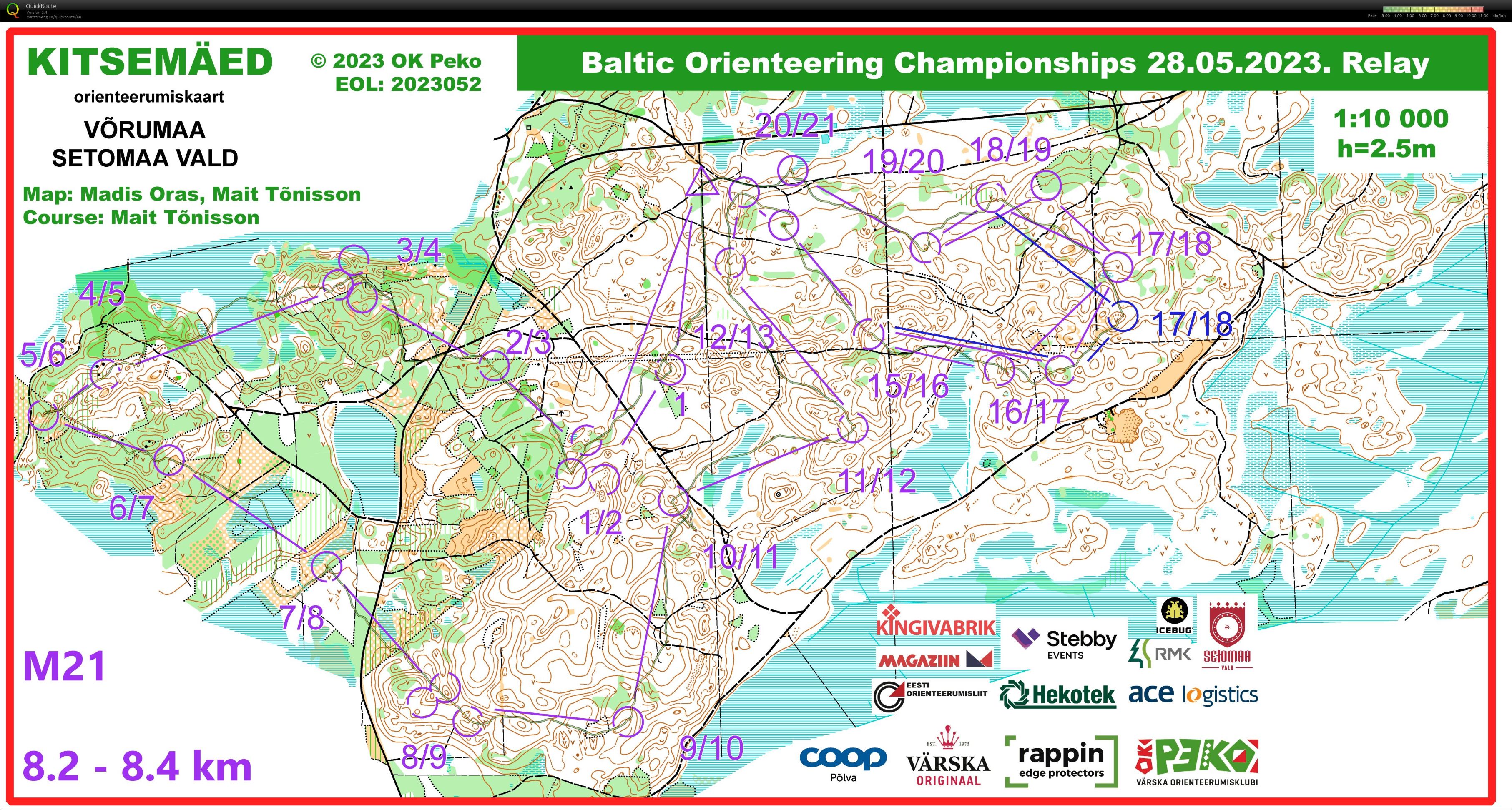 Baltic orienteering championship (28/05/2023)