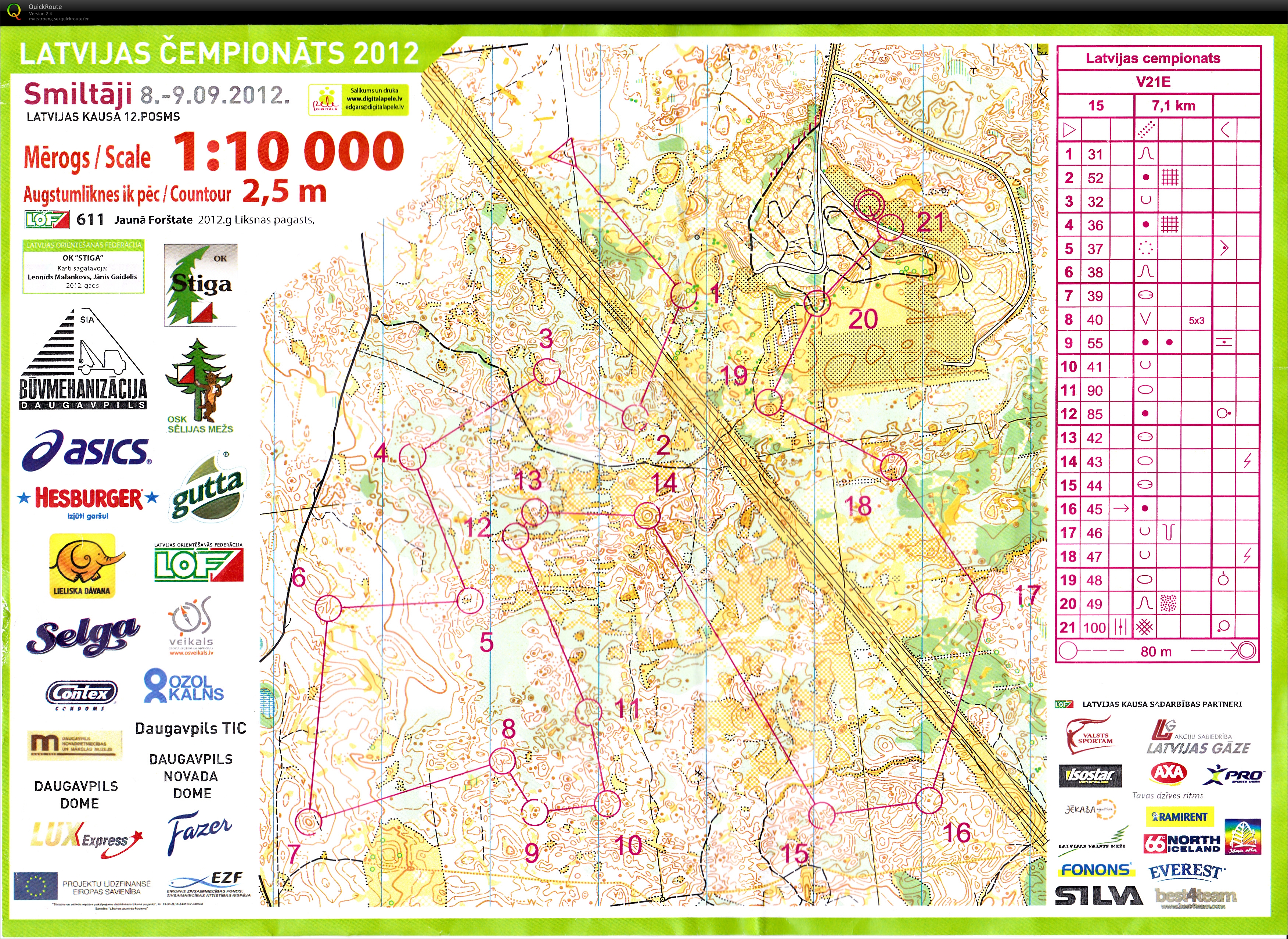 Latvian Championship Middle (08/09/2012)