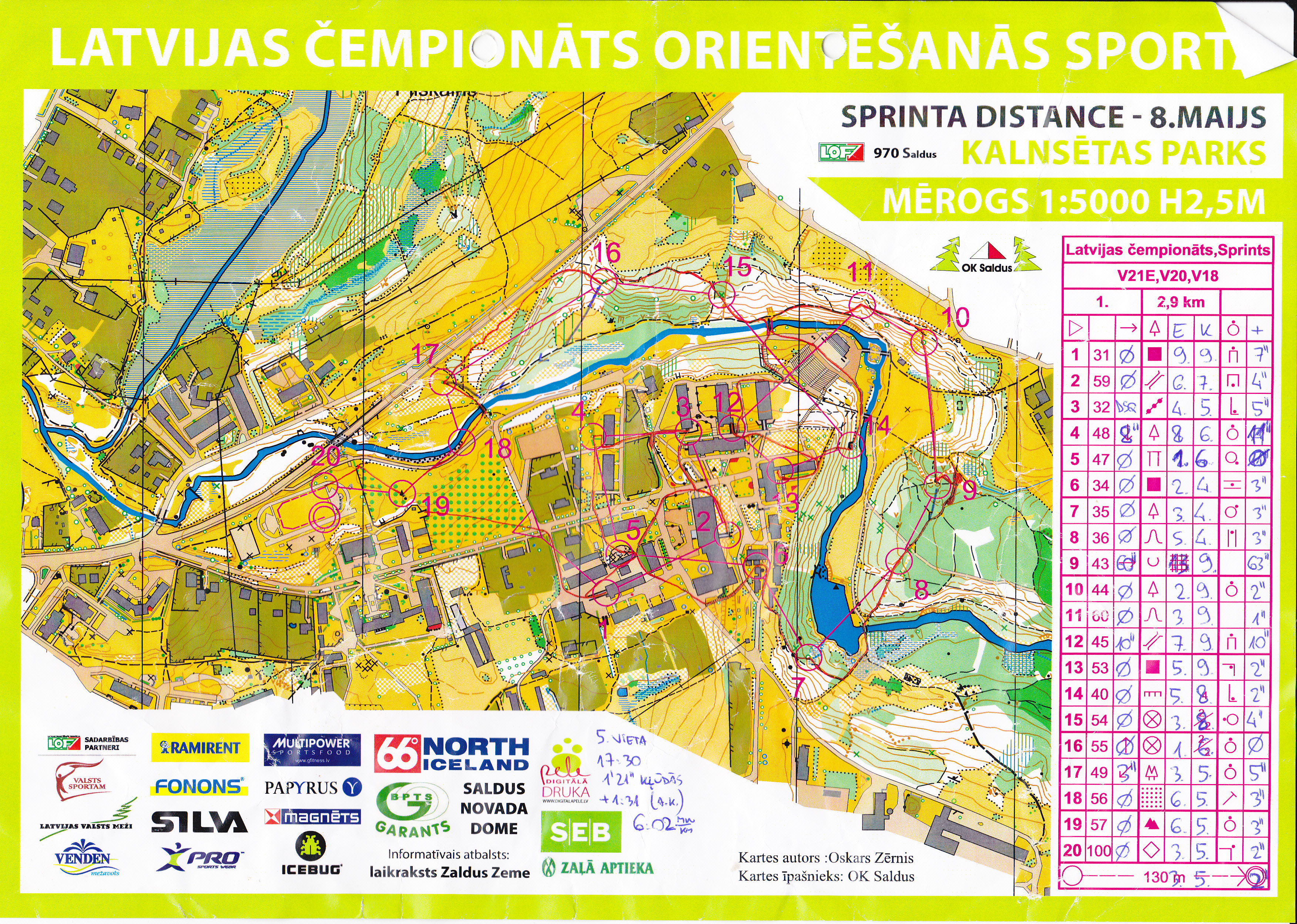 Latvian Championship Sprint (08/05/2010)