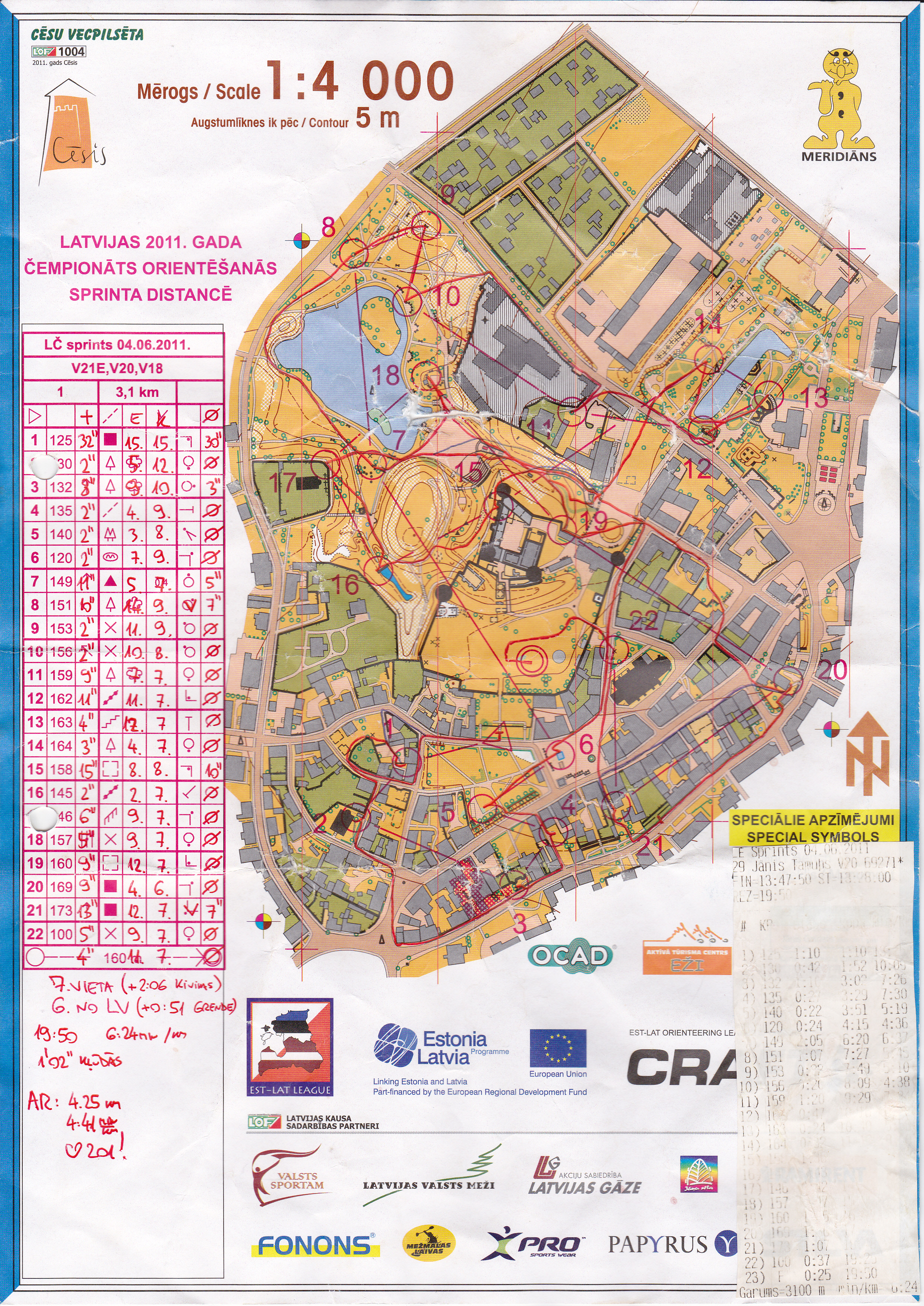 Latvian Championship Sprint (04/06/2011)