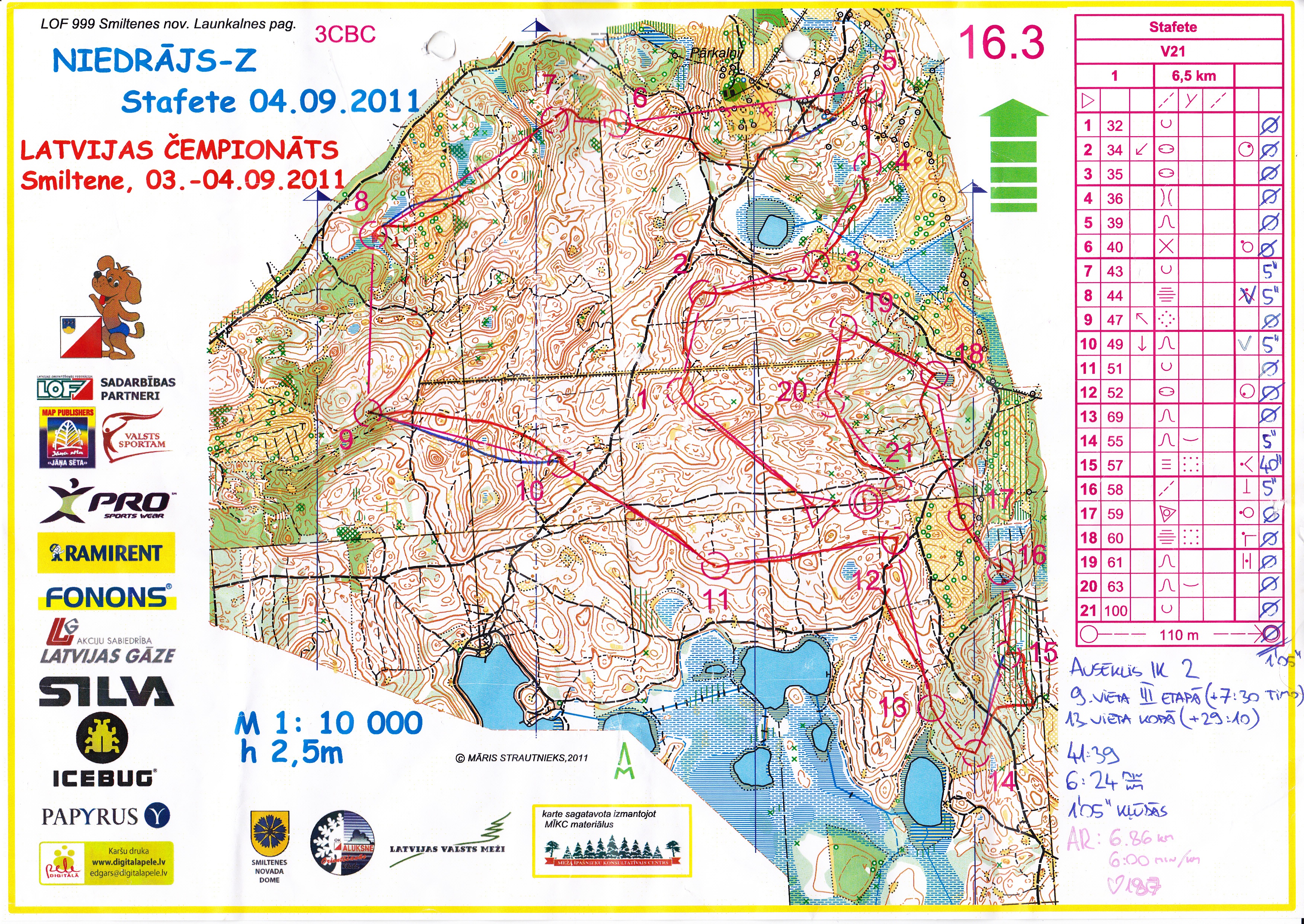 Latvian Championship Relay (04/09/2011)