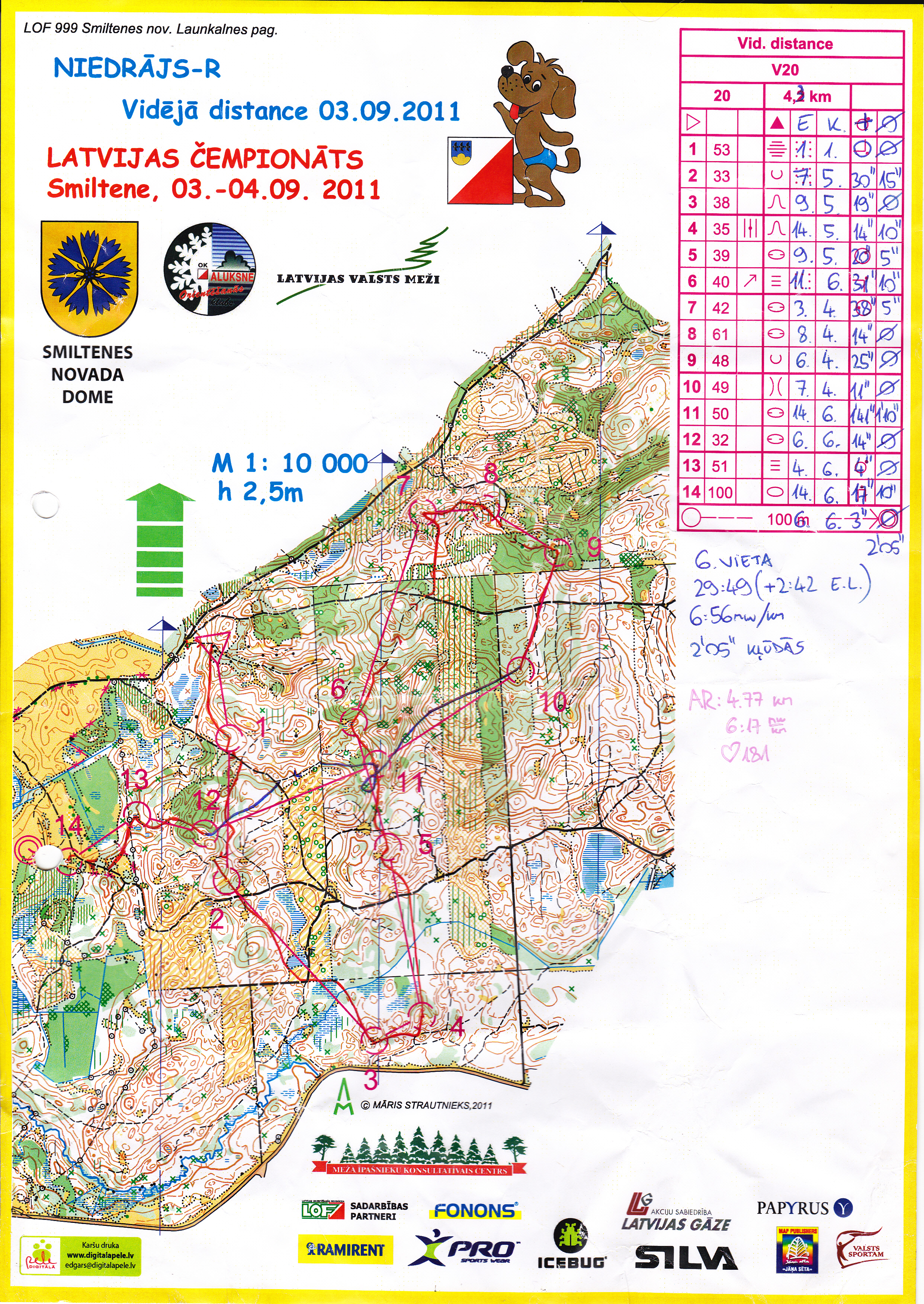 Latvian Championship Middle (03/09/2011)