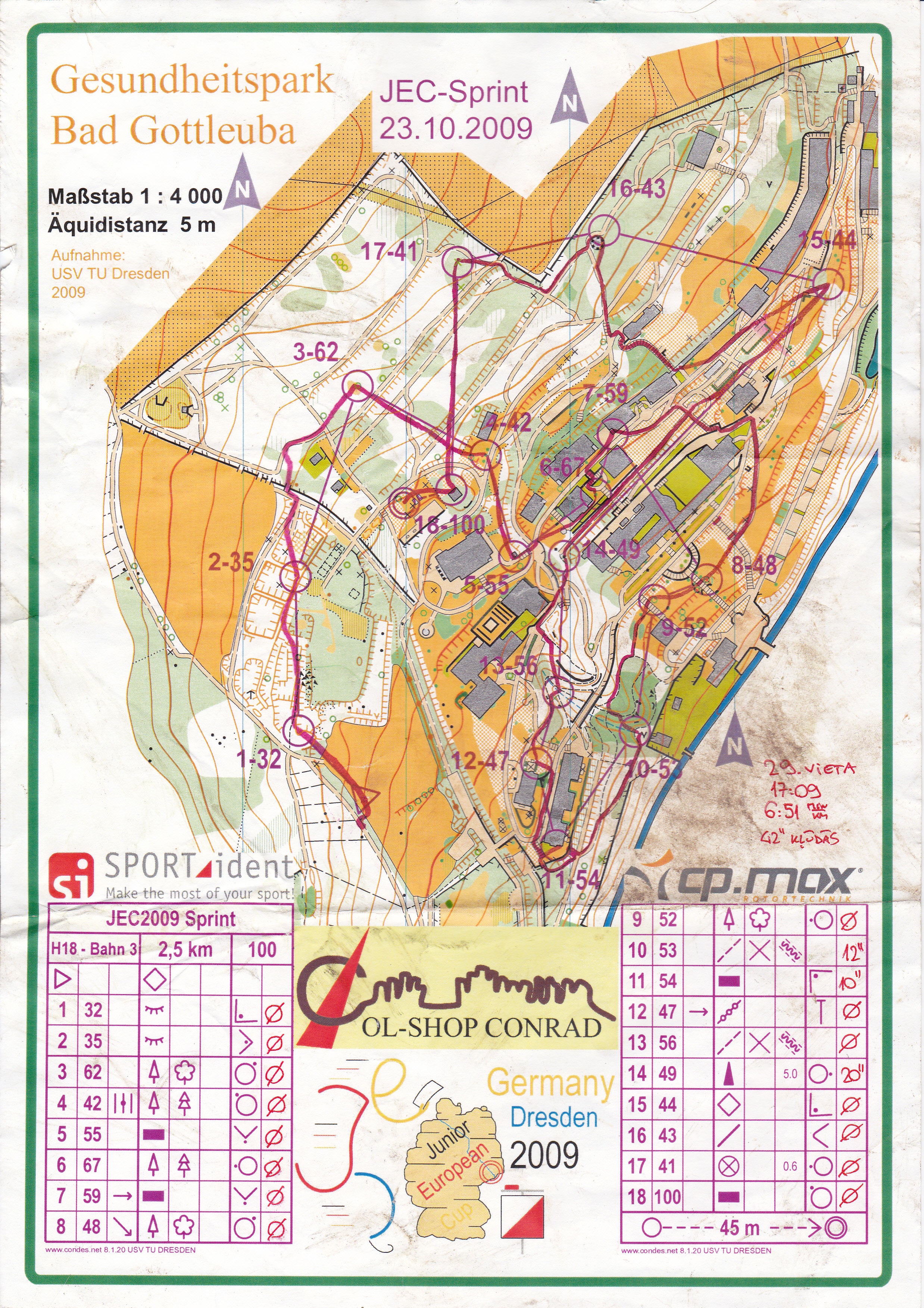 JEC Sprint (23/10/2009)