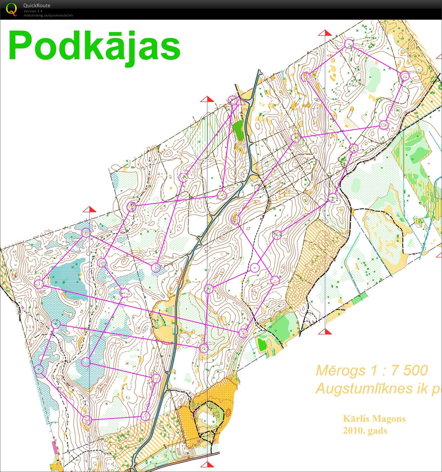 Orienteering intervals (13/06/2013)