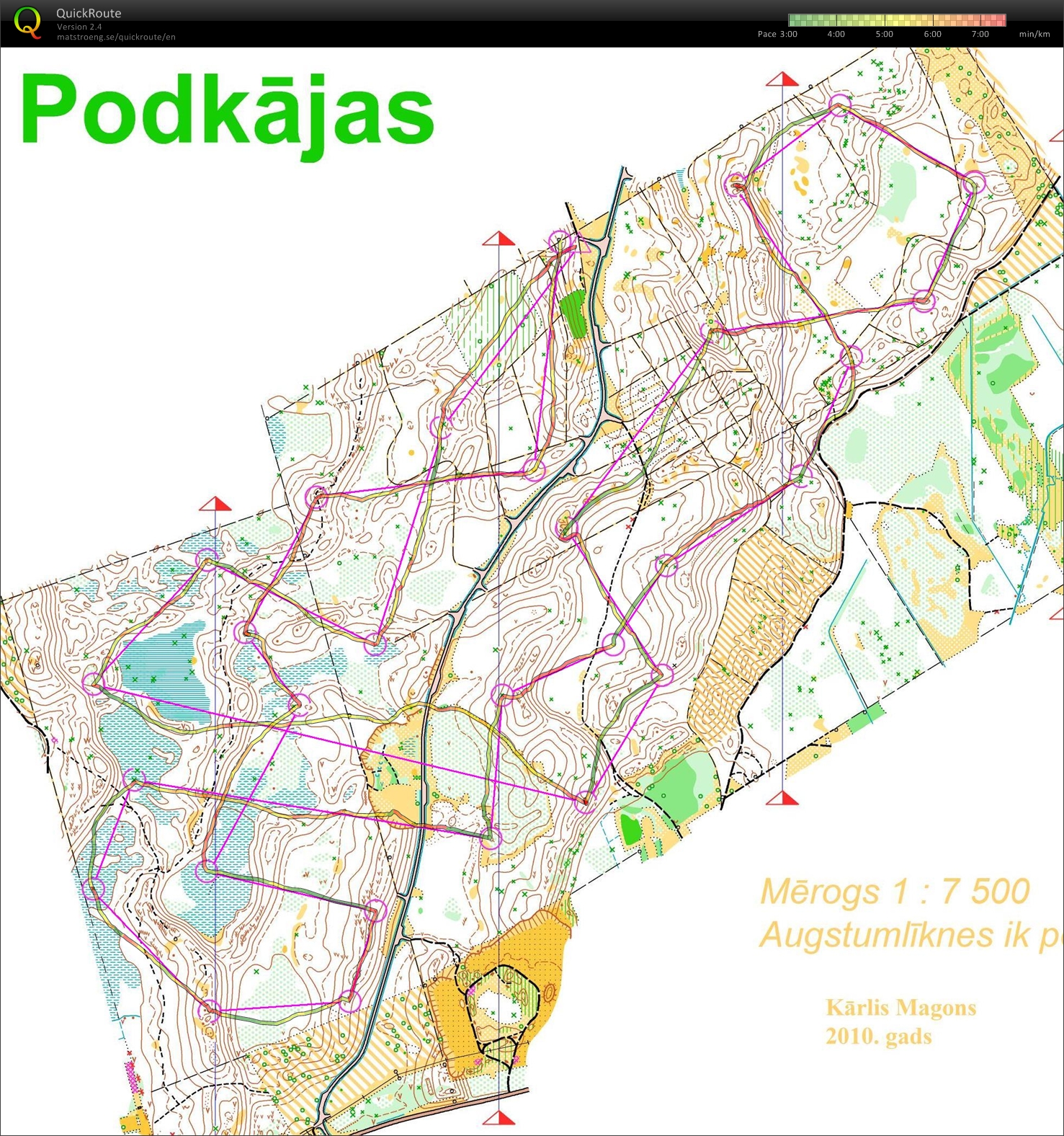 Orienteering intervals (13/06/2013)