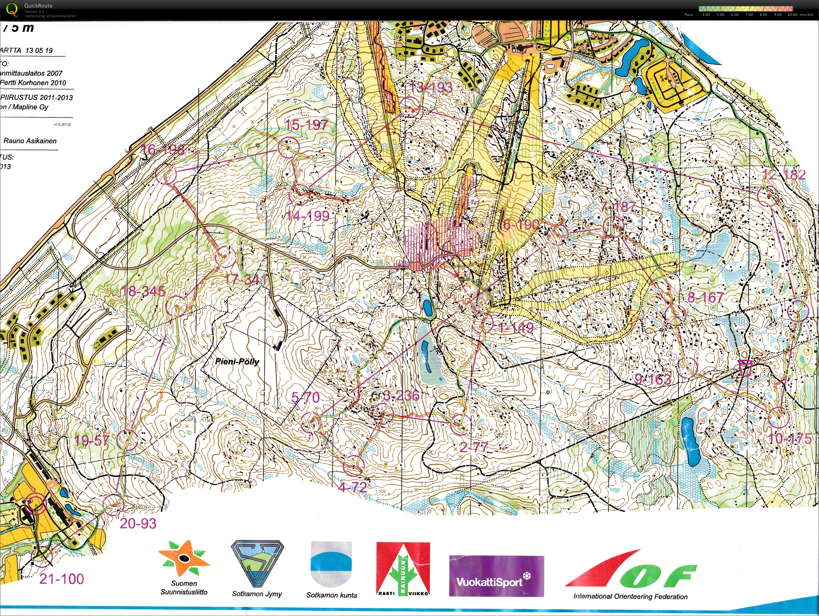 Kainuu Orienteering Week Day 4 (13/07/2013)