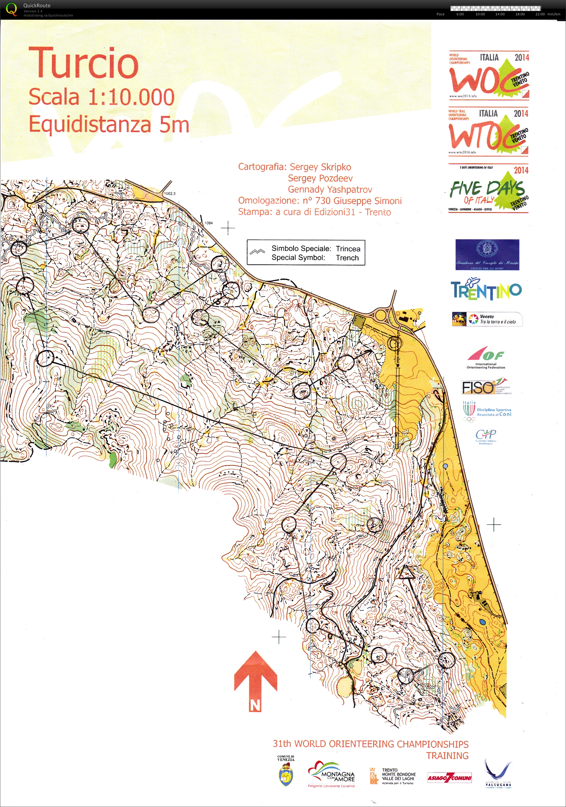 WOC Middle distance training (30/09/2013)